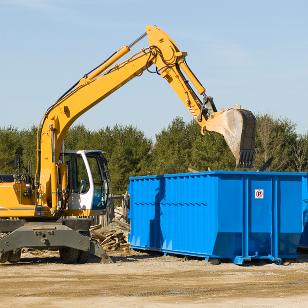 what are the rental fees for a residential dumpster in Wallpack Center